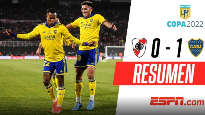 Boca Juniors dio el golpe en el Monumental: le ganó 1-0 a River Plate por la Copa de la Liga