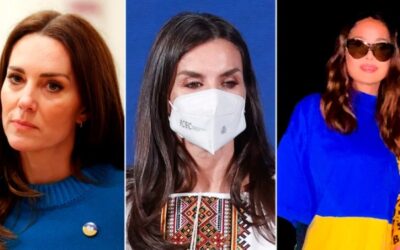 De Kate Middleton a Salma Hayek, las estrategias en redes y actos públicos de las celebridades frente a la invasión rusa a Ucrania