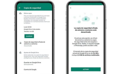 Cómo proteger los chats de WhatsApp que se guardan en Google Drive o iCloud de Apple