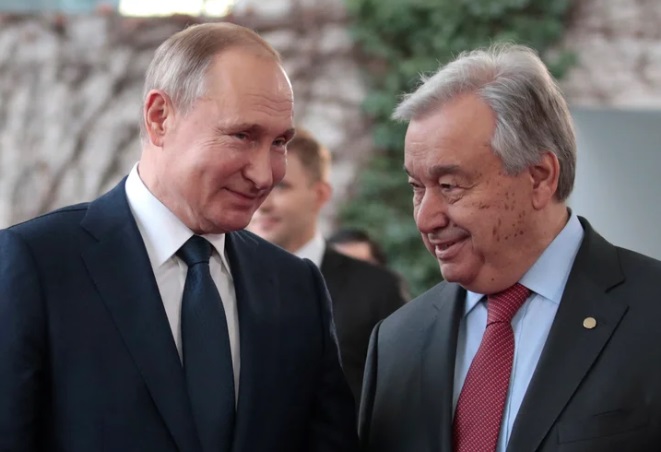 El secretario general de la ONU, António Guterres, se reunirá con Vladimir Putin en Moscú