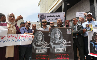 Informe de opinión pública Los Territorios Palestinos: La prensa, los medios y los niños están en el fuego cruzado