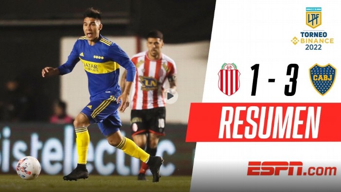 Boca Juniors le ganó 3-1 a Barracas Central y se subió a la cima de la Liga Profesional