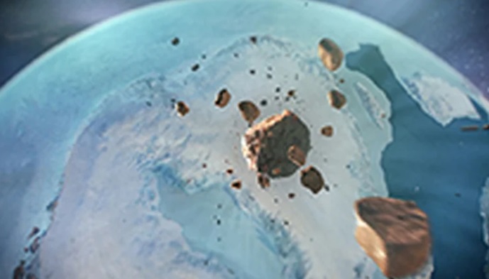 Un segundo asteroide impactó en la Tierra durante la extinción de los dinosaurios