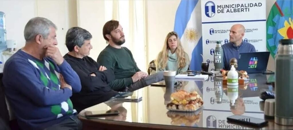 Alberti: Lago recibió a concejales de Suipacha