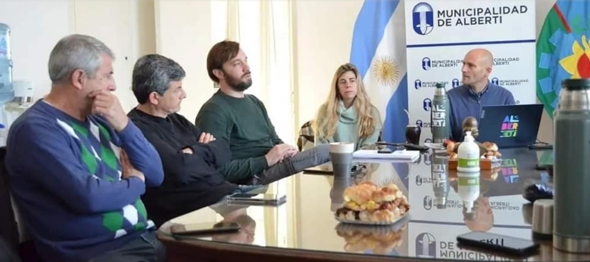 Alberti: Lago recibió a concejales de Suipacha