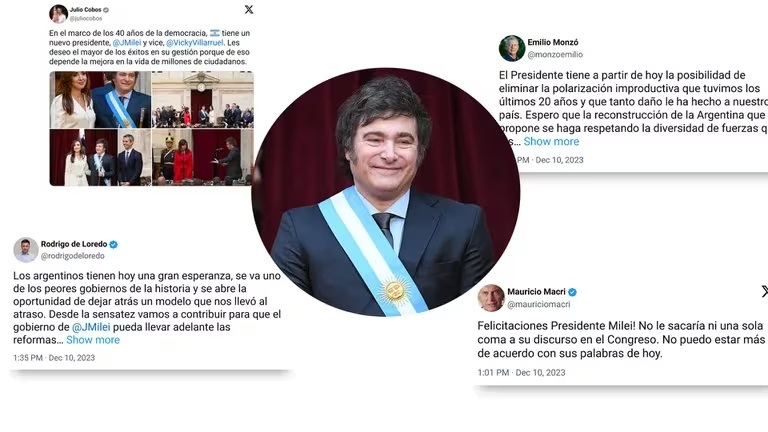 Las repercusiones de la oposición al discurso de asunción de Javier Milei