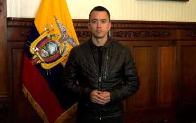 Daniel Noboa, presidente de Ecuador: “Estamos en un estado de guerra y no podemos ceder”