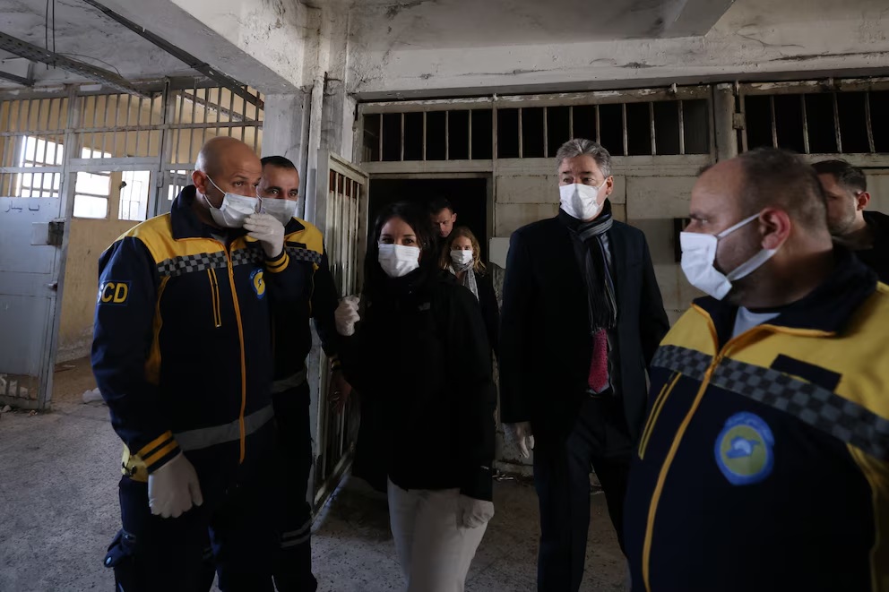 Los cancilleres de Francia y Alemania visitaron la cárcel de Sednaya en Siria: “Fue el símbolo de los peores crímenes”