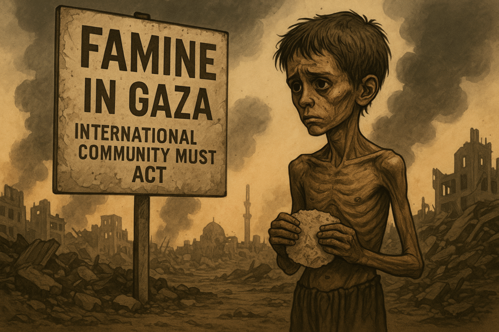 Gaza muere de hambre: El espectro del genocidio y la comunidad internacional en el banquillo