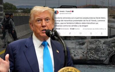 Trump reaccionó a la captura y muerte de ‘El Mencho’: “¡México debe intensificar sus esfuerzos contra los cárteles!”