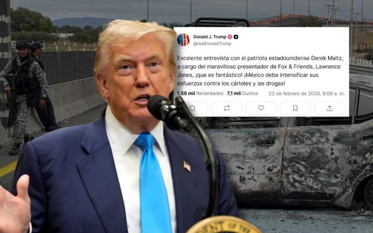 Trump reaccionó a la captura y muerte de ‘El Mencho’: “¡México debe intensificar sus esfuerzos contra los cárteles!”