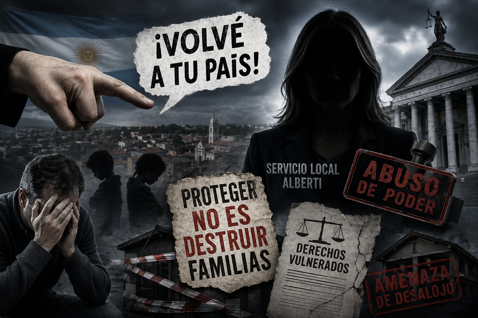 “Volvé a tu país”… ¿El Servicio Local de Alberti se ha convertido en una autoridad que amenaza con desalojar a ciudadanos y utiliza la discriminación como herramienta de presión?