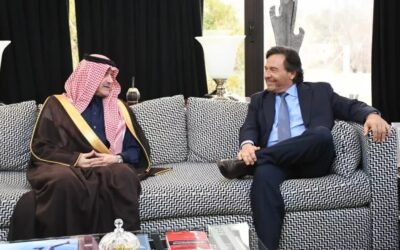 Gustavo Sáenz se reunió con el Embajador de Arabia Saudita