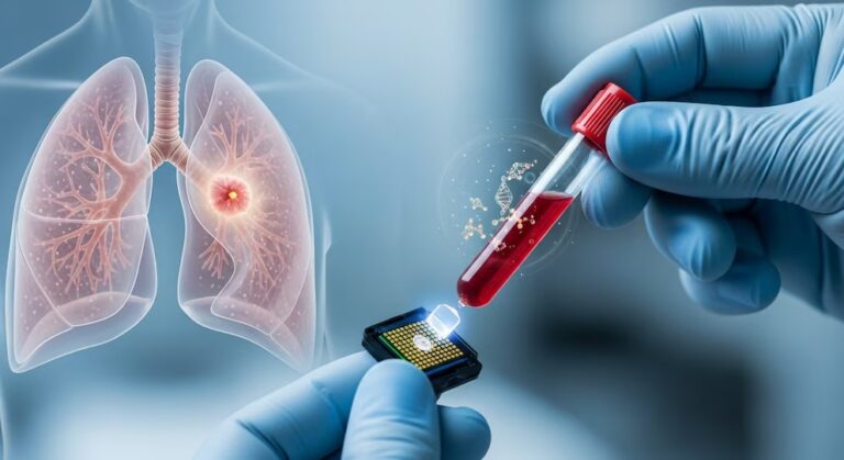 Un análisis de sangre podría ayudar a detectar el cáncer de pulmón y evaluar la respuesta al tratamiento