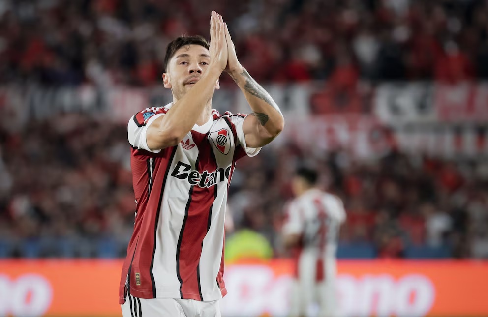 La lesión de Gonzalo Montiel complica a River: Coudet se queda sin un lateral derecho natural para la Sudamericana