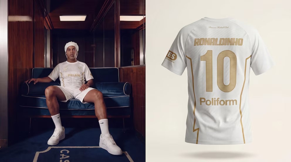Ronaldinho llegó a Italia para firmar contrato y volver al fútbol profesional con 46 años: el sueño que quiere cumplir