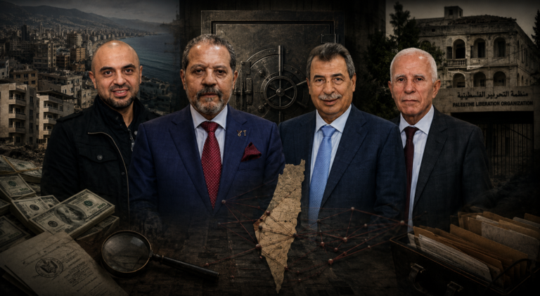Investigación: Abran las cajas fuertes: Yasser y Tarek Abbas, Azzam al-Ahmad y Ramzi Khoury, la red de influencia que cerca el dinero palestino de Ramala a Beirut
