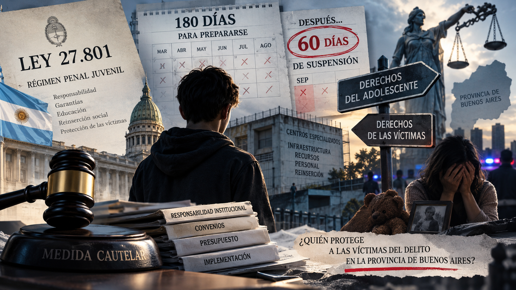 180 días para prepararse… y después, 60 días de suspensión: ¿quién protege a las víctimas del delito en la provincia de Buenos Aires?